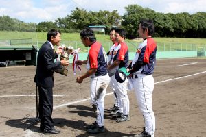 第64回Bクラス・決勝戦 大阪北リーグ野球大会 優勝・ゴースト 準優勝・バスターズ 2011.09.23 開催・万博記念野球場