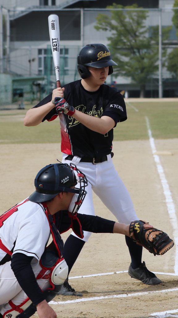 第40回・四部・総当たり戦・ブラックスターズ対チームK・大阪北リーグ野球大会・2025.04.20