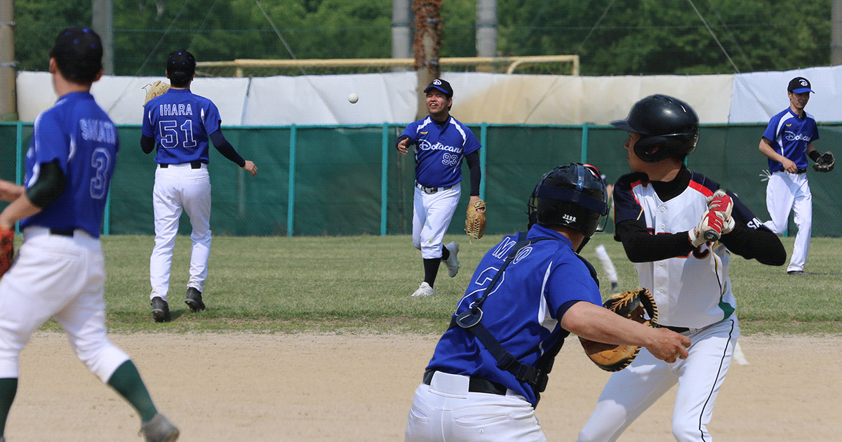 草野球写真集・第40回総当たり戦・四部・ドタキャンズ・大阪北リーグ野球大会