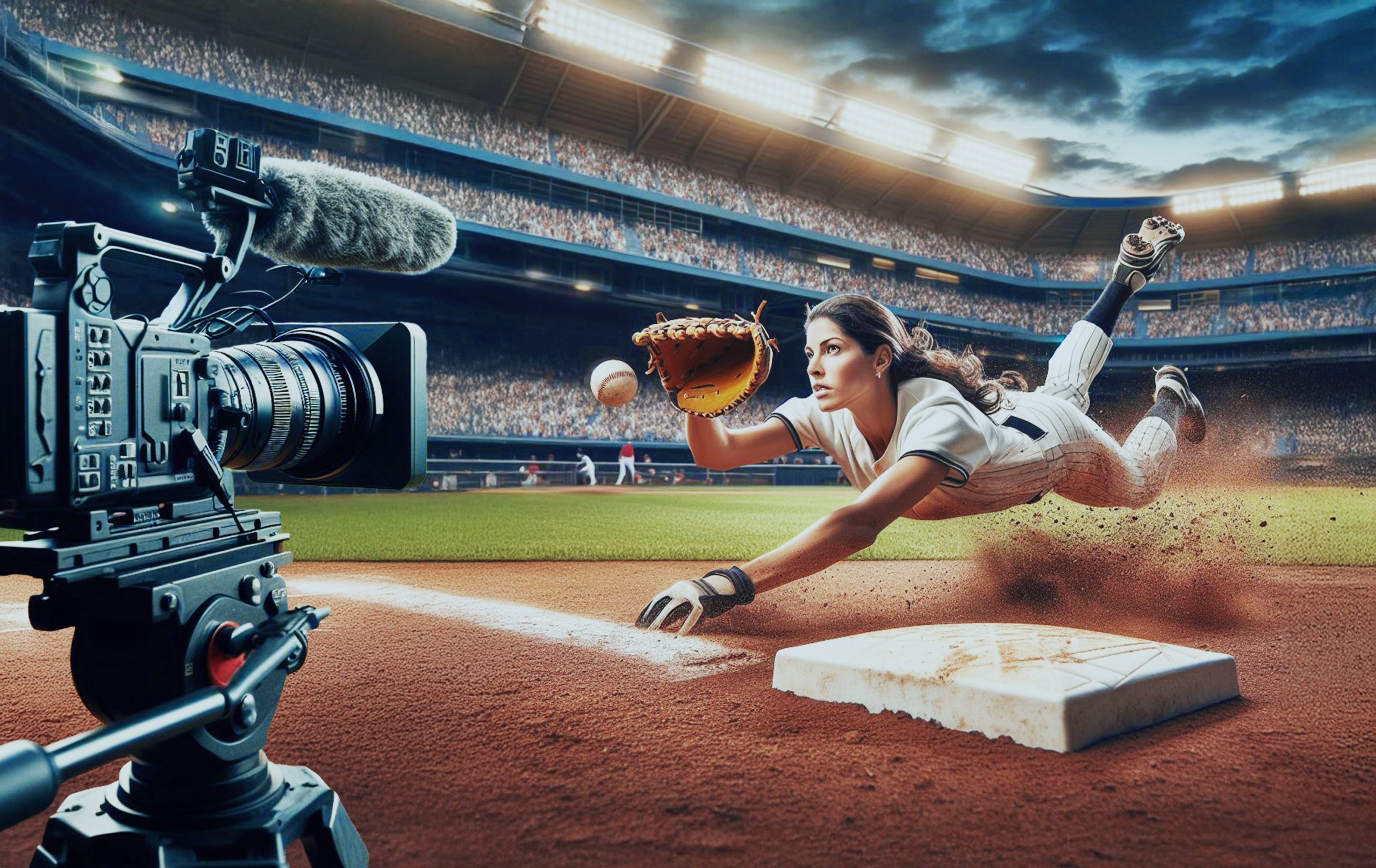 迫力満点の草野球ビデオ動画準備中お楽しみに！