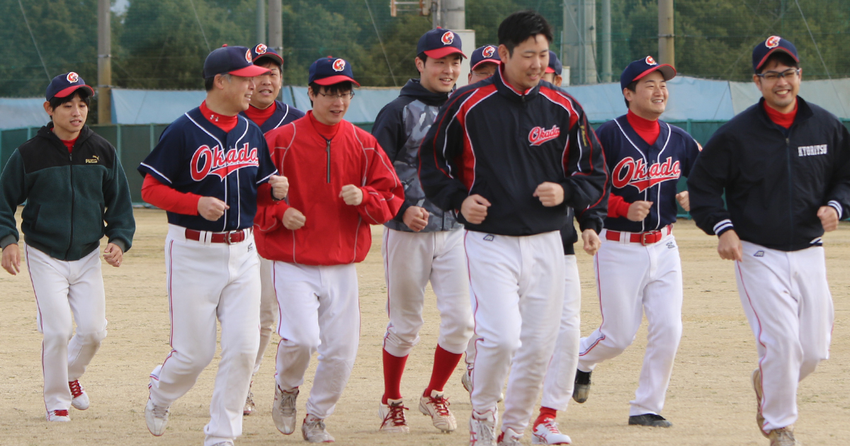 草野球写真・岡田紙業・ 総当たり戦・三部・大阪北リーグ野球大会