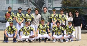 草野球写真・ＭＡＮＡＢＯ・マナボ・大阪北リーグ野球大会