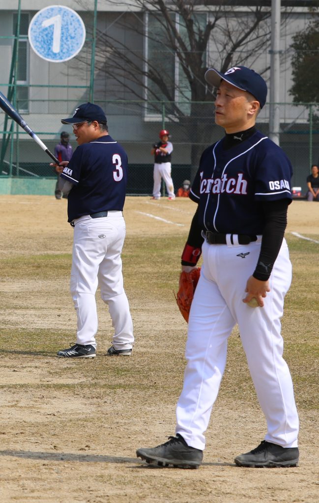 草野球写真・スクラッチプラス・第41回総当たり戦・四部・大阪北リーグ野球大会・2026.03.29