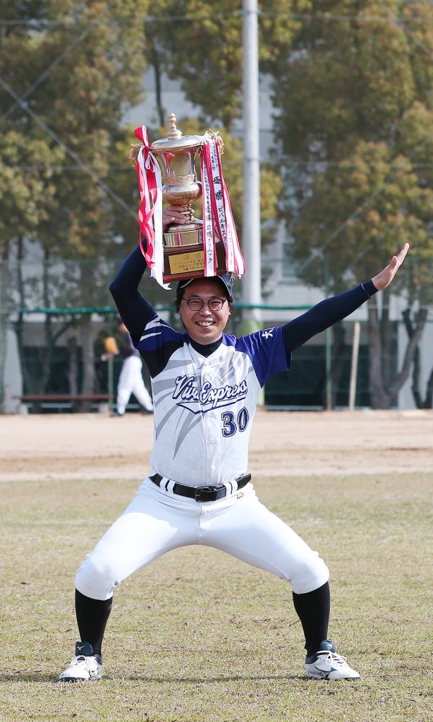 草野球大会・ビバエキスプレス・第40回総当たり戦・優勝・大阪北リーグ総当たり野球大会・2026.04.05