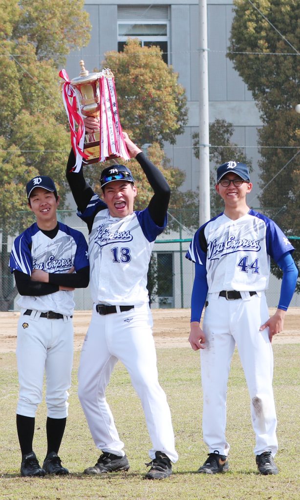 草野球大会・ビバエキスプレス・第40回総当たり戦・優勝・大阪北リーグ総当たり野球大会・2026.04.05