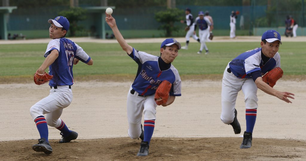 草野球写真集・スケートボーイズ・大阪北リーグ野球大会