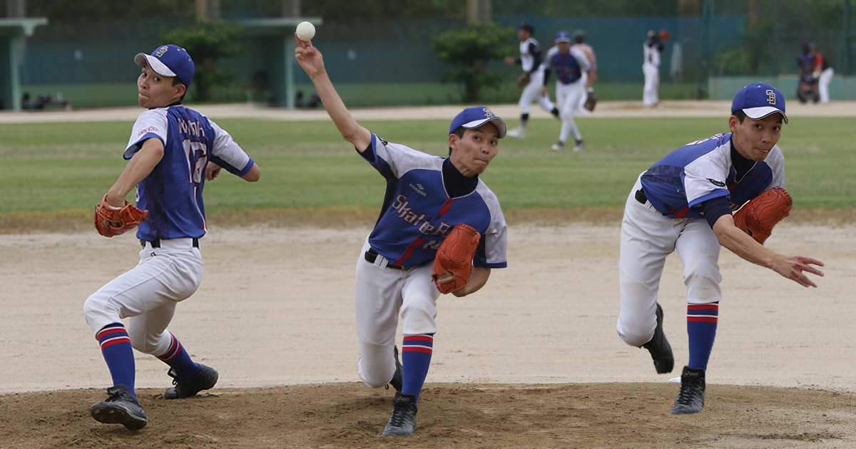 草野球写真集・スケートボーイズ・大阪北リーグ野球大会